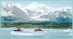 ice kayaking