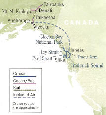 Wilderness Waterways Cruise 9b 13 Days, 12 Nights Juneau to Fairbanks